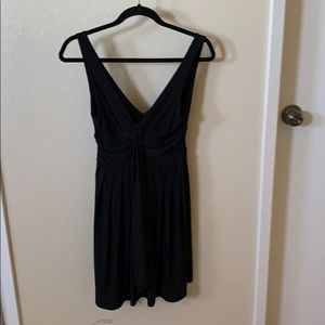 Black draped mini dress - Arden B